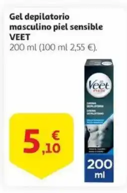 Alcampo VEET Gel depilatorio masculino piel sensible oferta
