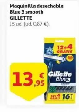 Alcampo GILLETTE Maquinilla desechable Blue 3 smooth oferta