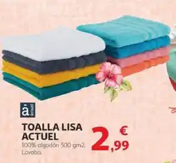 Alcampo ACTUEL Toalla lisa oferta