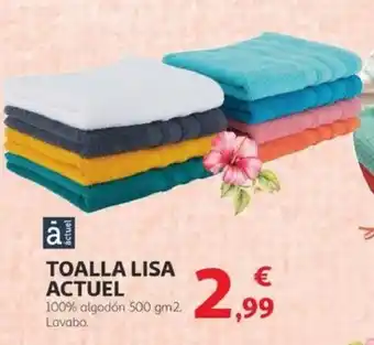 Alcampo ACTUEL Toalla lisa oferta