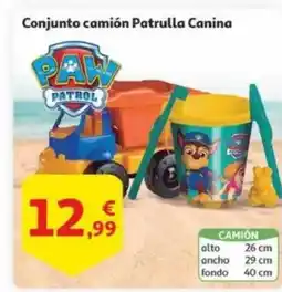 Alcampo Conjunto camión Patrulla Canina oferta