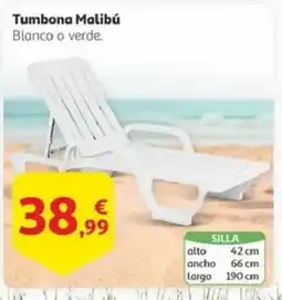 Alcampo Tumbona Malibú oferta