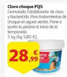 Alcampo PQS Cloro choque oferta