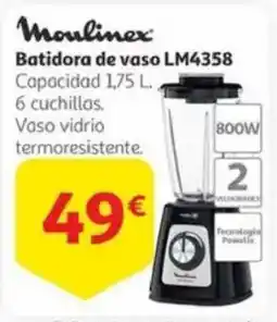 Alcampo MOULINEX Batidora de vaso LM4358 oferta