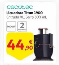 Alcampo CECOTEC Licuadora Titan 1900 oferta