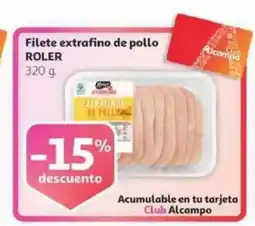 Alcampo ROLER Filete extrafino de pollo oferta