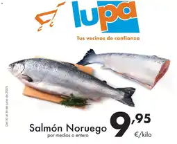 Supermercados Lupa Salmón Noruego oferta