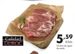 Supermercados Lupa Chuleta de aguja de cerdo oferta