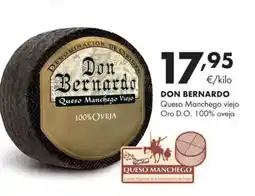 Supermercados Lupa DON BERNARDO Queso Manchego viejo Oro D.O. 100% oveja oferta