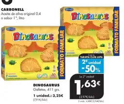 Supermercados Lupa DINOSAURUS Galletas oferta