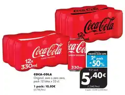 Supermercados Lupa COCA-COLA Original, zero o zero zero oferta