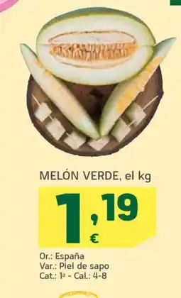 HiperDino Melón verde oferta