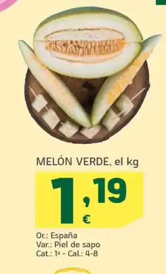 HiperDino Melón verde oferta