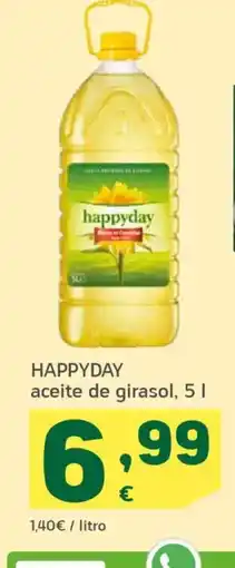 HiperDino HAPPYDAY aceite de girasol oferta