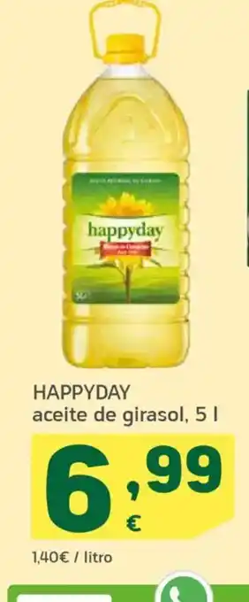 HiperDino HAPPYDAY aceite de girasol oferta