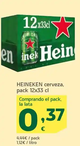 HiperDino HEINEKEN cerveza oferta
