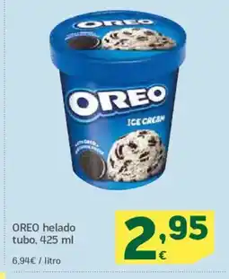 HiperDino OREO helado tubo oferta