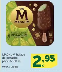 HiperDino MAGNUM helado de pistacho oferta