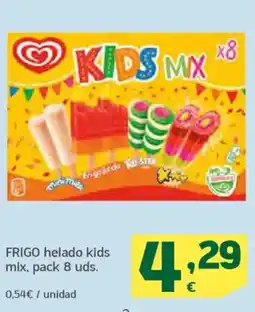 HiperDino FRIGO helado kids mix oferta