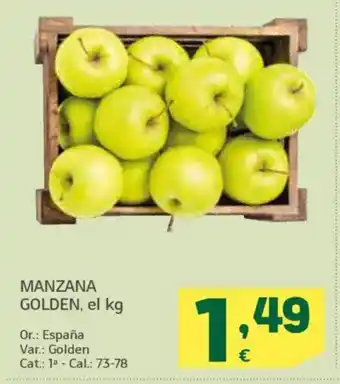 HiperDino Manzana golden oferta