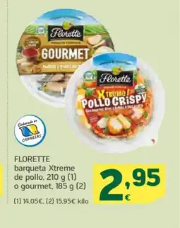 HiperDino FLORETTE barqueta Xtreme de pollo oferta