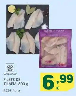 HiperDino Filete de tilapia oferta