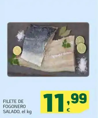 HiperDino Filete de fogonero salado oferta