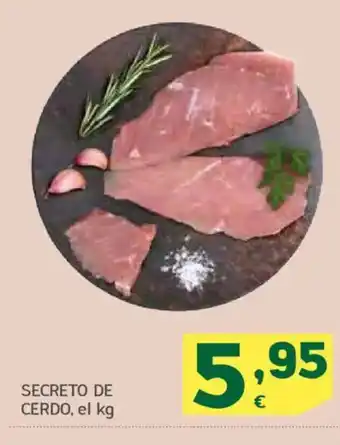 HiperDino Secreto de cerdo oferta