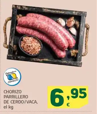HiperDino Chorizo parrillero de cerdo/vaca oferta