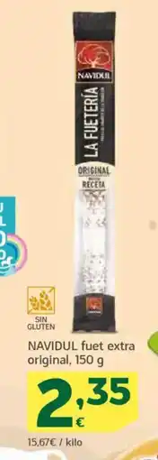 HiperDino NAVIDUL fuet extra original oferta