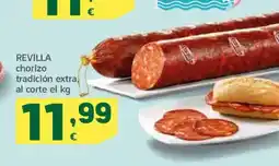 HiperDino REVILLA chorizo tradición extra oferta