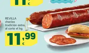 HiperDino REVILLA chorizo tradición extra oferta
