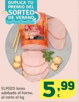 HiperDino ELPOZO lomo adobado al horno oferta