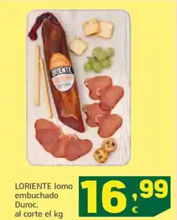 HiperDino LORIENTE lomo embuchado Duroc oferta