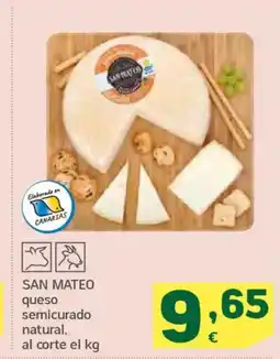 HiperDino SAN MATEO queso semicurado natural oferta