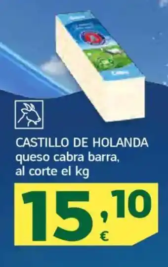 HiperDino CASTILLO DE HOLANDA queso cabra barra oferta