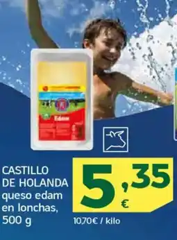 HiperDino CASTILLO DE HOLANDA queso edam en lonchas oferta