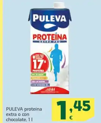 HiperDino PULEVA proteína extra o con chocolate oferta