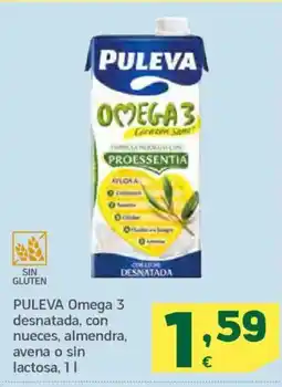 HiperDino PULEVA Omega 3 desnatada, con nueces, almendra, avena o sin oferta
