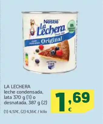 HiperDino LA LECHERA leche condensada oferta