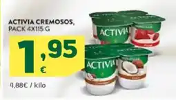 HiperDino ACTIVIA Cremosos oferta