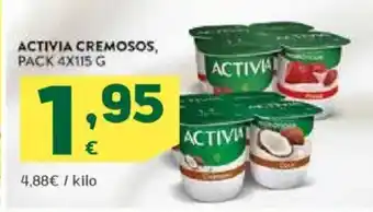 HiperDino ACTIVIA Cremosos oferta