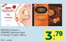 HiperDino RAFFAELLO Peach o FERRERO Collection Dark & Orange T3 oferta