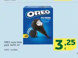 HiperDino OREO cono bola oferta