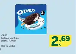 HiperDino OREO helado bombón oferta