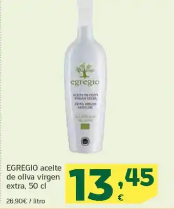 HiperDino EGREGIO aceite de oliva virgen extra oferta