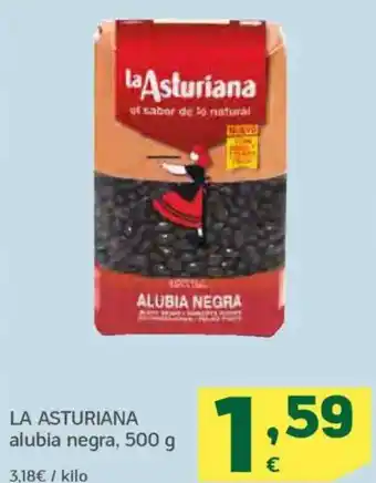 HiperDino LA ASTURIANA alubia negra oferta