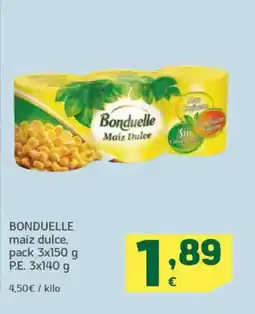 HiperDino BONDUELLE maíz dulce oferta