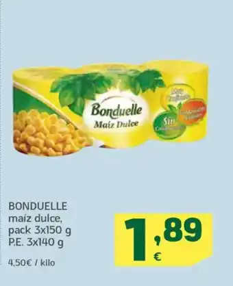 HiperDino BONDUELLE maíz dulce oferta