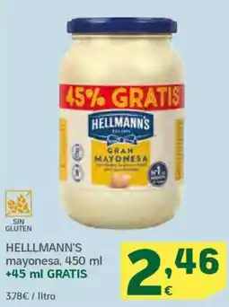 HiperDino HELLLMANN'S mayonesa oferta